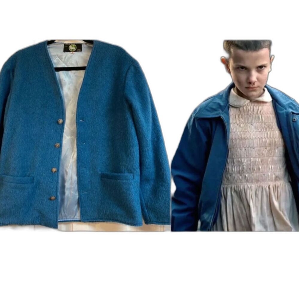 ASO Stranger Things Eleven Cosplay Theater Acting Coat Blazer Jacket